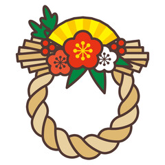正月飾り しめ飾り しめ縄-Shimekazari,Japanese new year decoration
