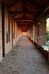 A mysterious tunnel, it could be part of an old castle, but it is part of Russian culture, it is part of the Smolensk Fortress wall