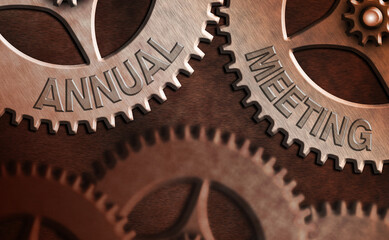Handwriting text Annual Meeting. Conceptual photo yearly meeting of the general membership of an organization