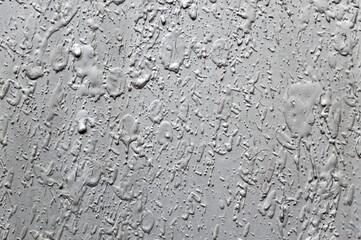 old metallic paint with cracks and weathered, close, soft focus