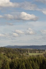 landscape with clouds