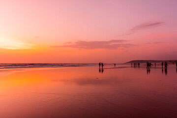Sunset on the Goa beach
