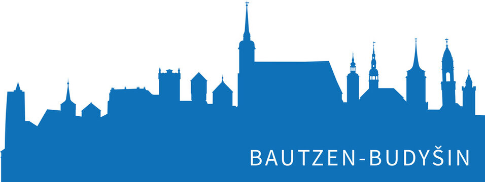 Silhouette Bautzen einfarbig