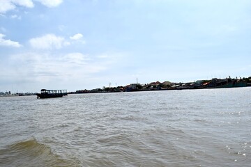 Fototapeta na wymiar Mekong river view in Vietnam.