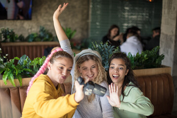 The three of us always have fun.