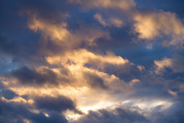 Fototapeta premium Stormy clouds background