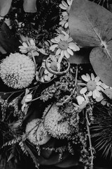 Beautiful wedding rings close up