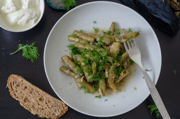 Traditional delicious Turkish foods; Broad bean