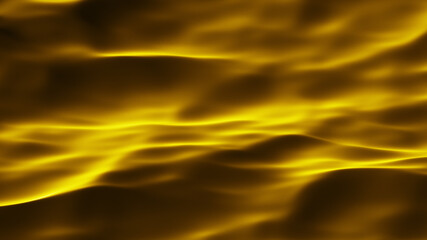 Abstract background multicolored bright waves, satin fabric sway in the wind