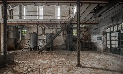 old abandoned factory