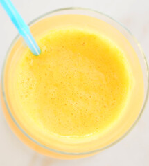 fresh orange juice on a white
