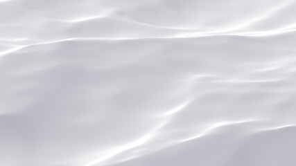 Abstract white backdrop. Ocean of milk. White satin background. 