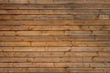 Exterior old wooden wall texture, horizontal orientation