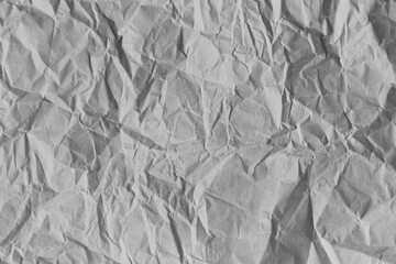 gray crumpled paper texture background