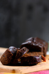 chocolate cake  and coffee
