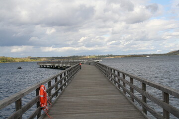 Seebrücke Geiseltalsee