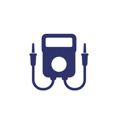 multitester or multimeter icon on white