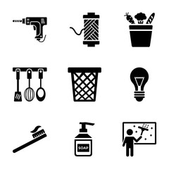 
Pack Of Housework Glyphs 
