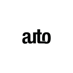 auto letter original monogram logo design