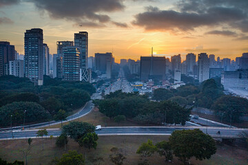 Nascer do Sol em São Paulo