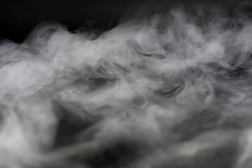 Abstract Smoke In Dark Background