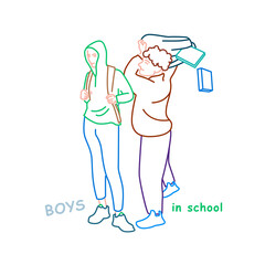 School Boy Behavior