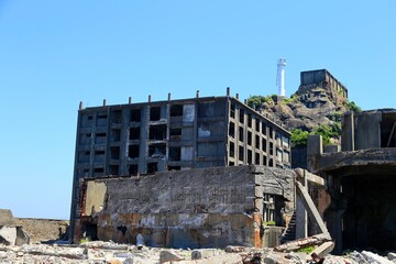 Obraz premium 軍艦島