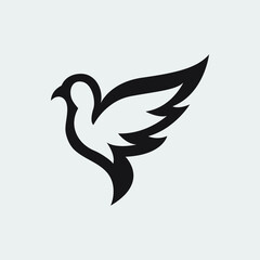 vector illustration of a bird