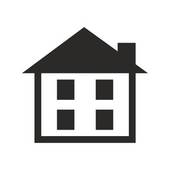 A House vector icon. Isolated vector