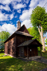 Kaplica cmentarna Imienia Maryi - wieś Zawyki , Podlasie, Polska