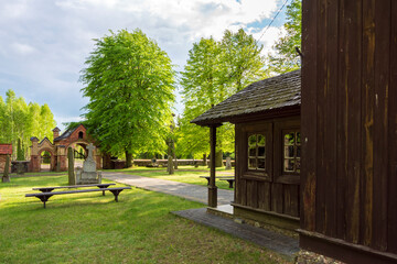 Kaplica cmentarna Imienia Maryi - wieś Zawyki , Podlasie, Polska