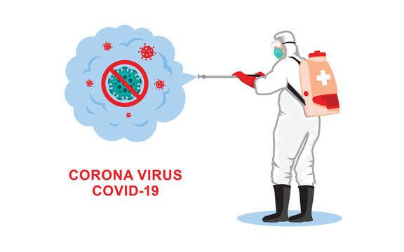 Disinfectant worker protective corona virus