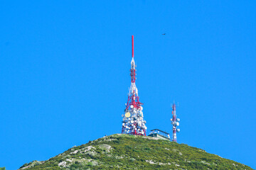 the blue sky