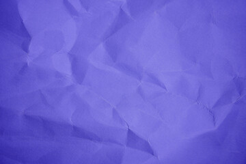 Violet Sheet crumpled paper color background  Close up Copy space