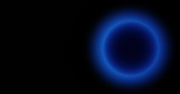 abstract blue background with glowing circles