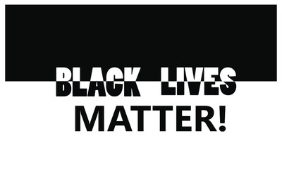Black Lives matter poster.