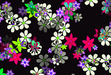 decorative floral flowers background