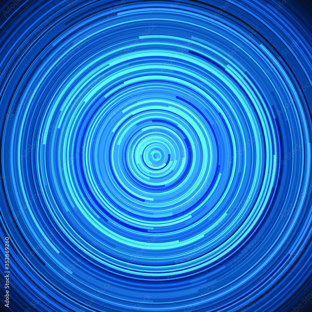 Poster color abstract background with circle form lines