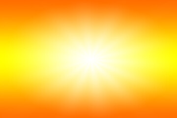 Obraz premium Sunburst lighting in hot color, afternoon sky, nature background