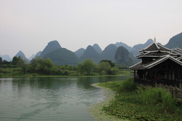 mountain lake in the mountains