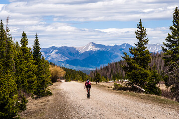 Gravel bike in the mountains