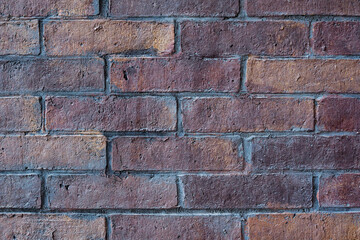 Fototapeta premium Old vintage brick wall. Texture and pattern background.