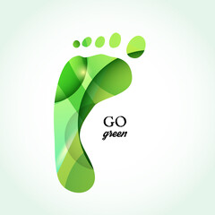 Go green vector concept illustration - 353873048