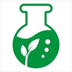 Eco lab design logo vector