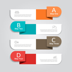 Infographic design template with place for your data. Vector illustration.