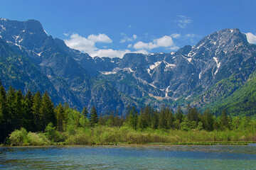 lake in the mountains, Grünau Austria