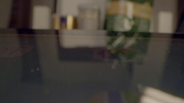 Close up view of the iPad display with icons.