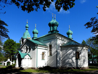 poświęcona w 1879 roku drewniana cerkiew prawosławna w miejscowości Ryboły na Podlasiu w Polsce © Jacek Sakowicz
