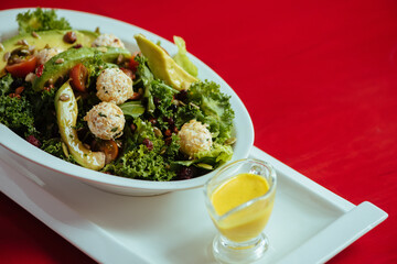 salad with avocado