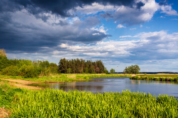 Dolina Górnej Narwi. Rzeka Narew. Natura 2000, Podlasie, Polska © podlaski49